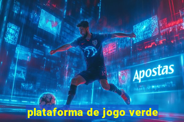 plataforma de jogo verde