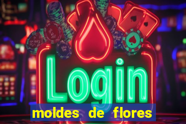 moldes de flores gigantes para imprimir