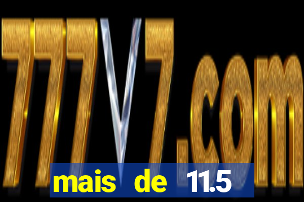 mais de 11.5 escanteios o que significa