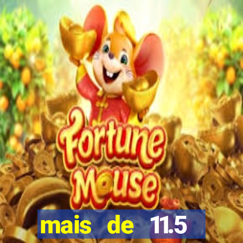 mais de 11.5 escanteios o que significa