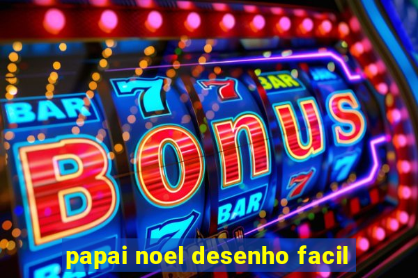 papai noel desenho facil