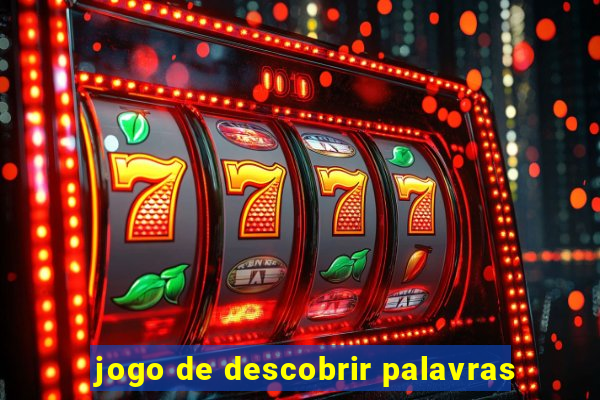 jogo de descobrir palavras