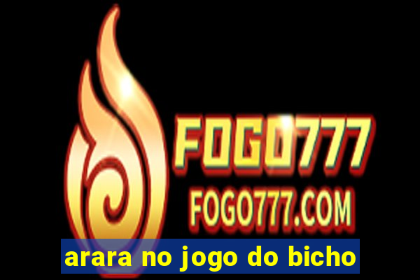 arara no jogo do bicho