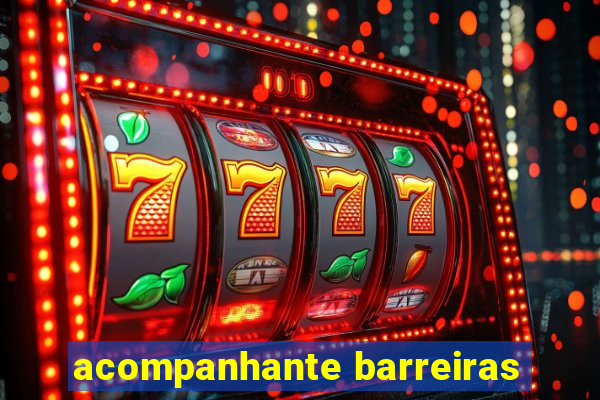 acompanhante barreiras