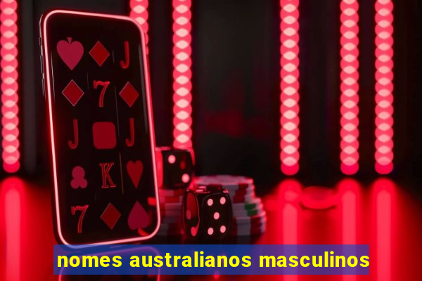 nomes australianos masculinos