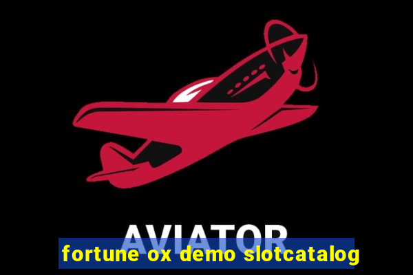 fortune ox demo slotcatalog
