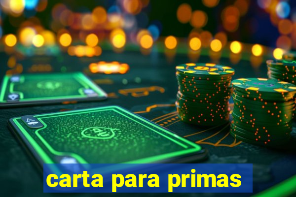 carta para primas