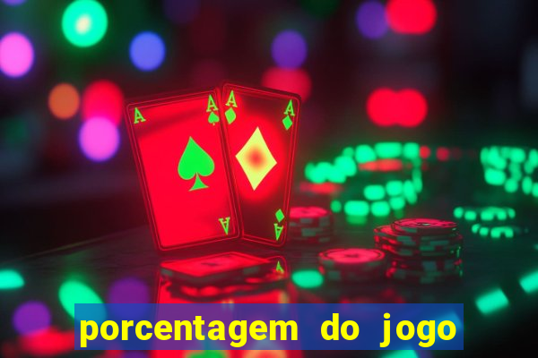 porcentagem do jogo fortune tiger