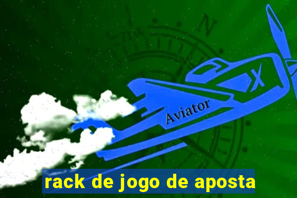 rack de jogo de aposta