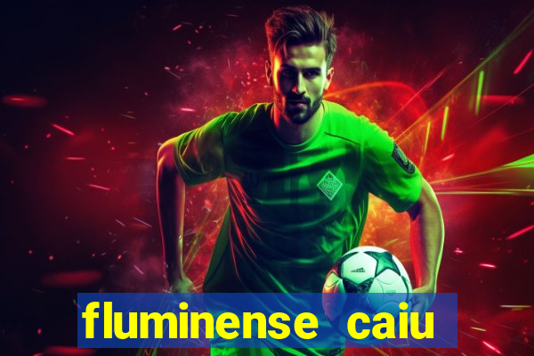 fluminense caiu para a serie c