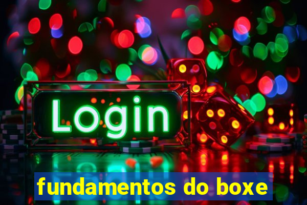 fundamentos do boxe