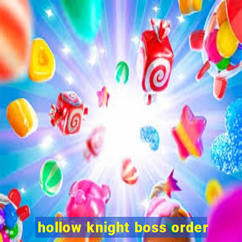 hollow knight boss order