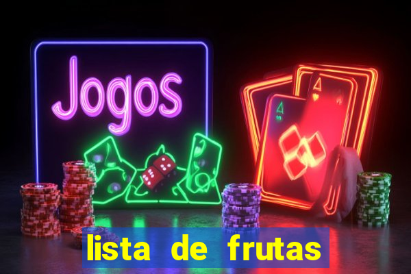 lista de frutas nativas do brasil