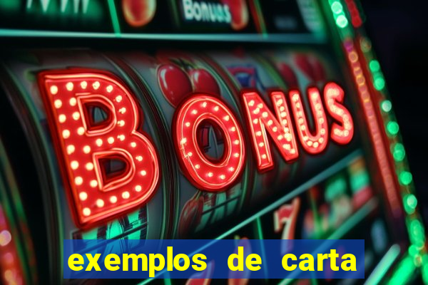exemplos de carta do leitor