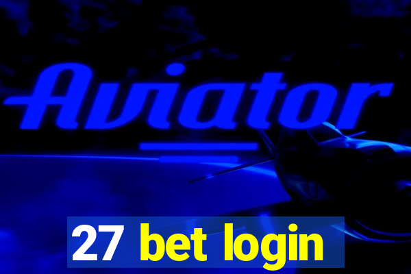 27 bet login