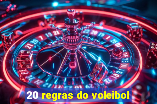 20 regras do voleibol