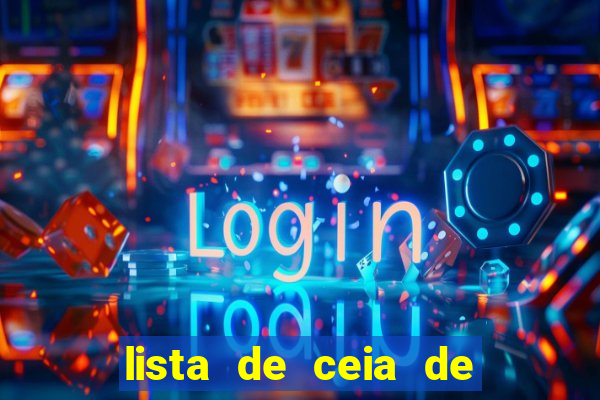 lista de ceia de natal completa