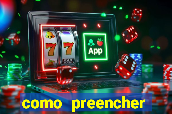 como preencher recibo de pagamento