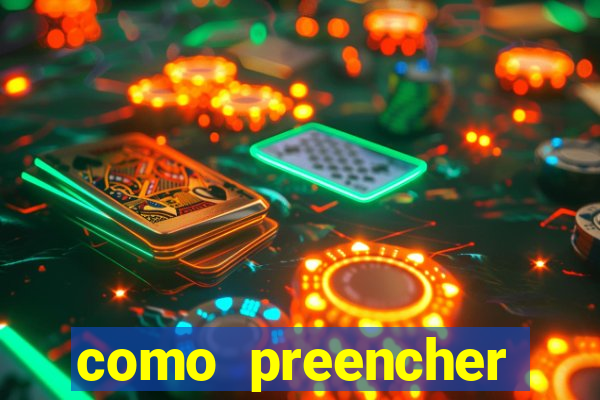 como preencher recibo de pagamento
