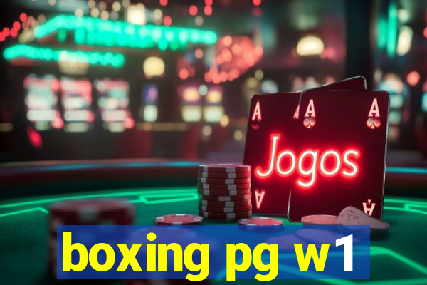 boxing pg w1