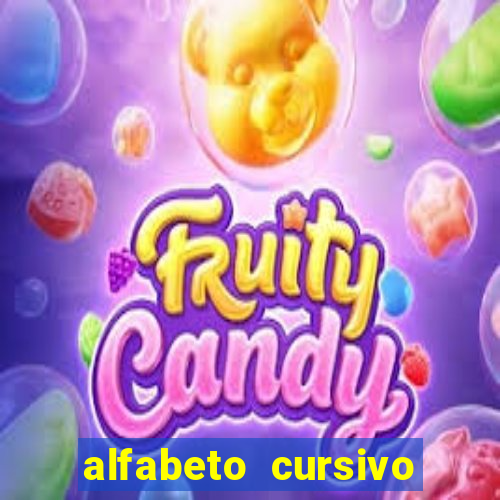 alfabeto cursivo pontilhado para imprimir pdf
