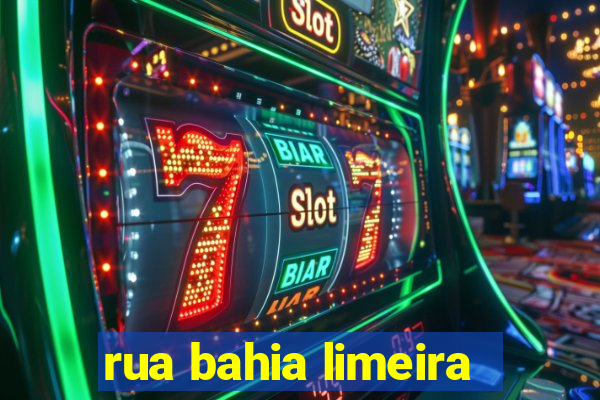 rua bahia limeira