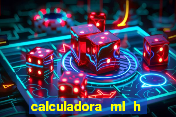 calculadora ml h para mcg kg min
