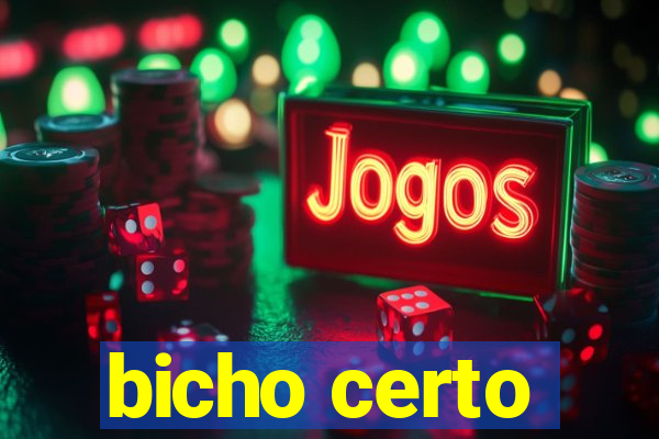 bicho certo