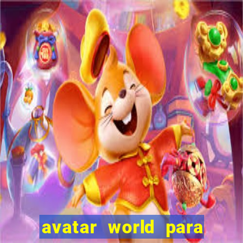 avatar world para imprimir e colorir