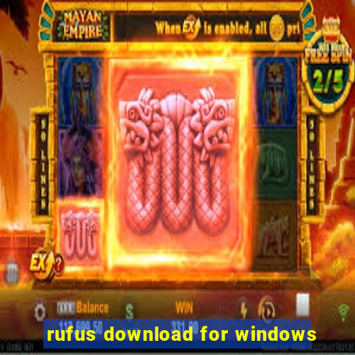 rufus download for windows