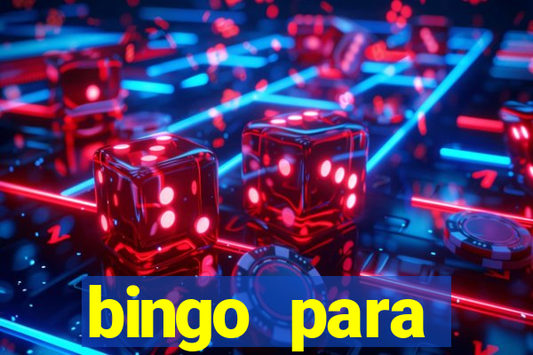 bingo para despedida de solteira para imprimir