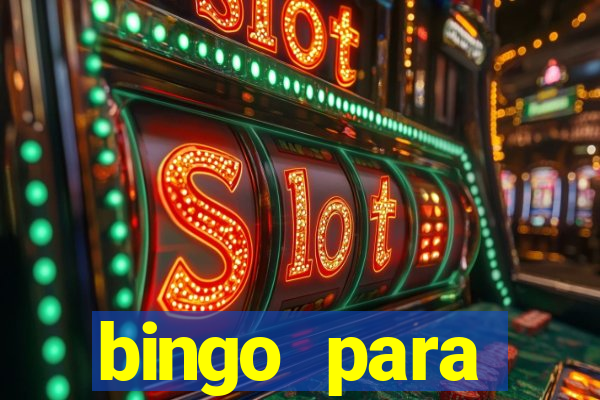bingo para despedida de solteira para imprimir