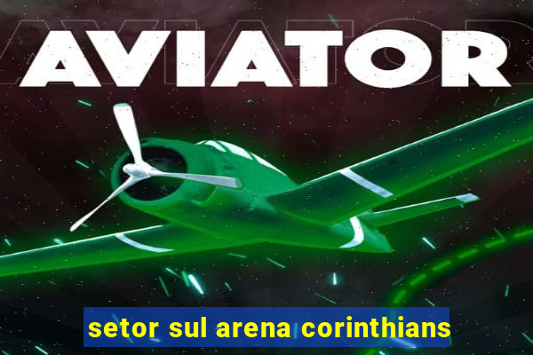 setor sul arena corinthians