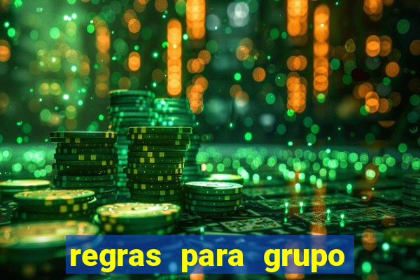 regras para grupo de futebol no whatsapp