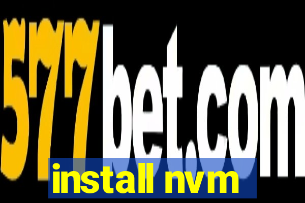 install nvm