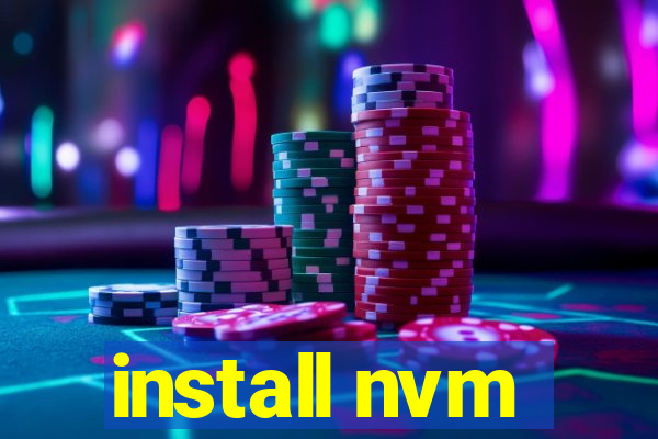 install nvm