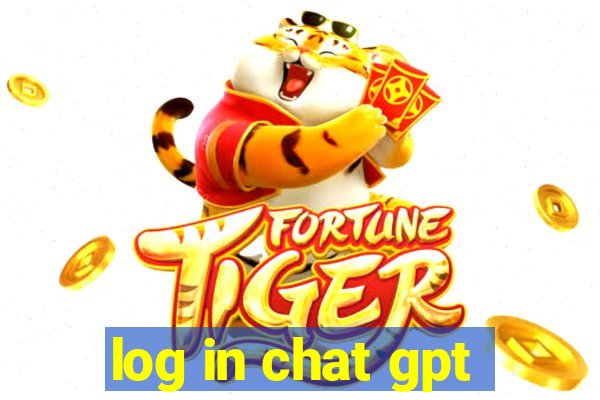 log in chat gpt