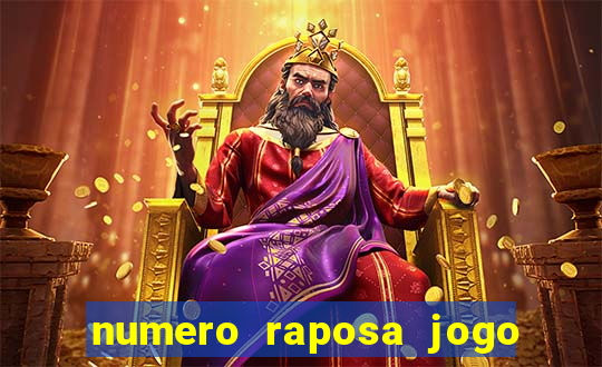 numero raposa jogo do bicho