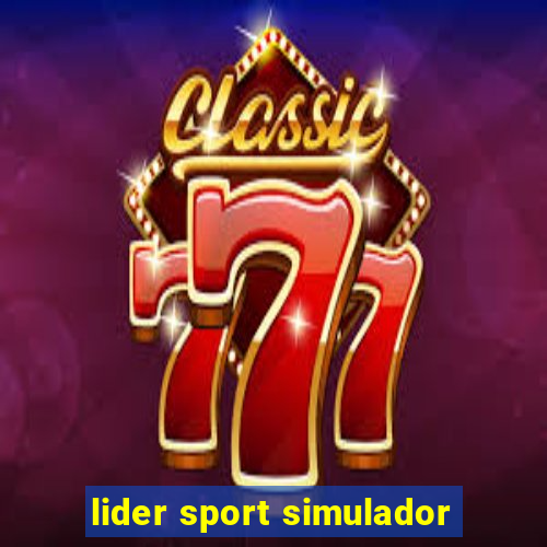 lider sport simulador