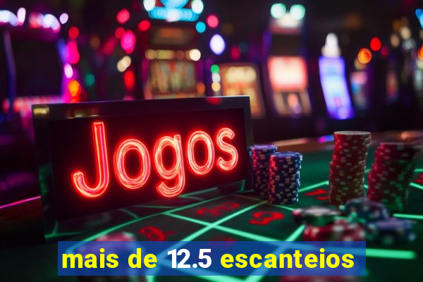 mais de 12.5 escanteios